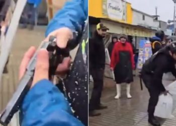 Tiroteo en Barrio Franklin termina con un delincuente muerto: revelan video clave que muestra los segundos posteriores al ataque