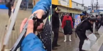 Tiroteo en Barrio Franklin termina con un delincuente muerto: revelan video clave que muestra los segundos posteriores al ataque