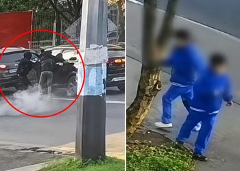 violenta encerrona a madre con sus hijos
