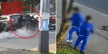 violenta encerrona a madre con sus hijos