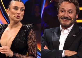 Tita Ureta impacta con osado look transparente en Vértigo y sufre inesperado percance en vivo