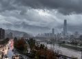 Temporal en Santiago: difunden falsa imagen de un supuesto tornado y desatan alarma en redes sociales