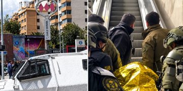 sacan a ladron de metro chile españ